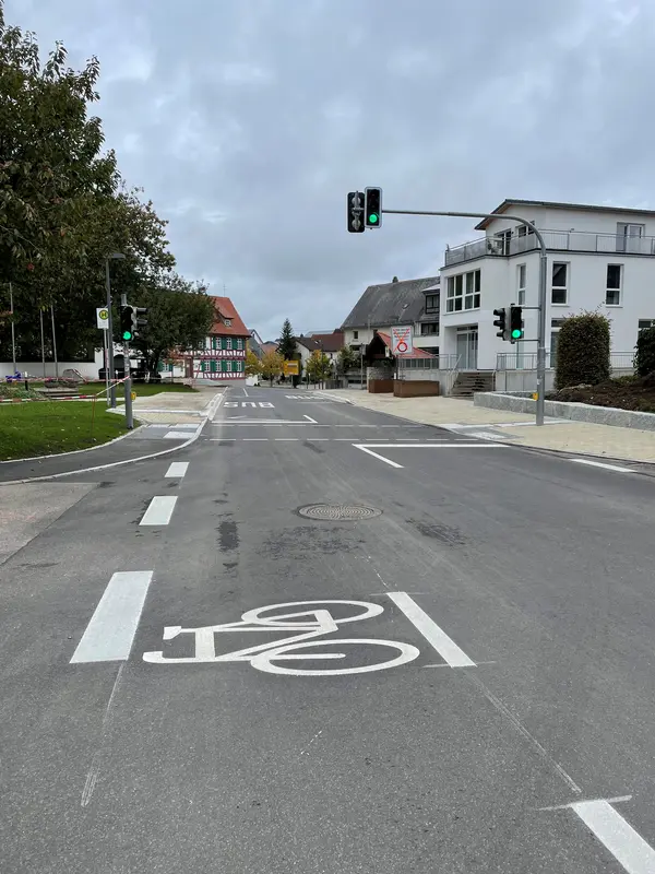 Schutzstreifen Radfahrer 